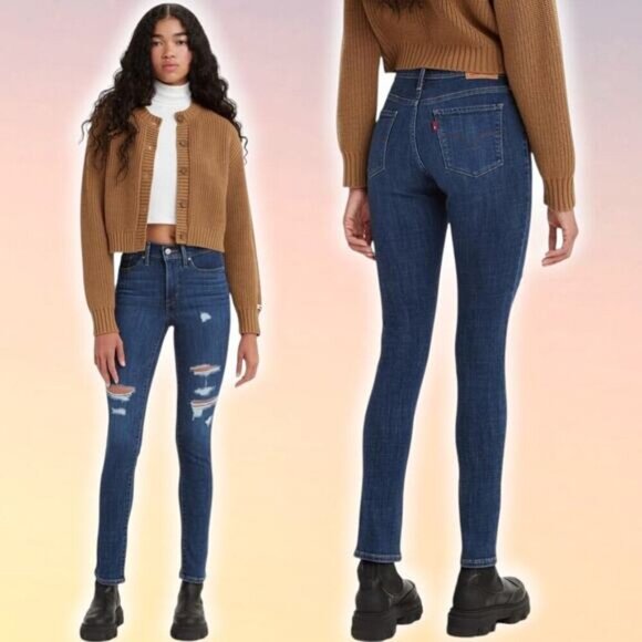 NWT LEVI'S 311 Shaping Skinny Sz 27 X 32 Blue - Picture 1 of 9